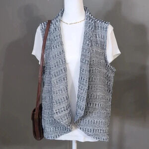 Christopher & Banks Coastal Cotton Vest